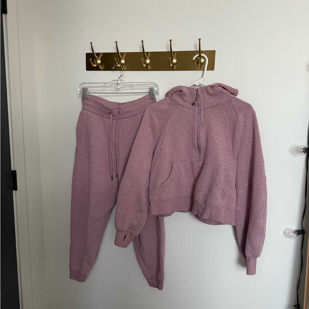 lululemon Scuba Hoodie and Joggers Set